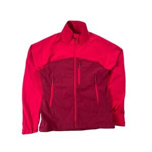 Marmot Jacket Mens M Softshell M3 Red Water Repellent Windbreaker